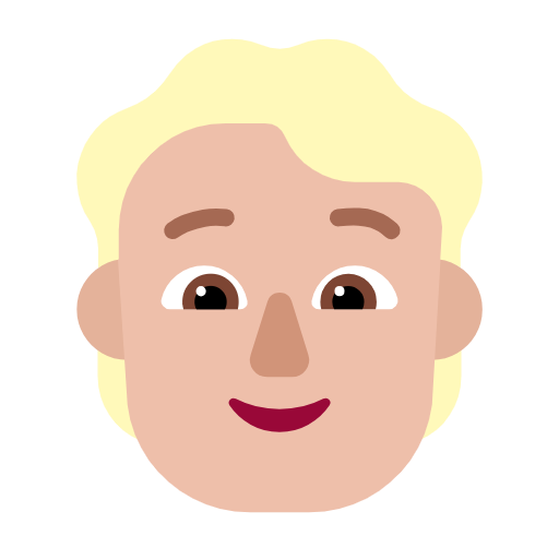 Adult: Medium-Light Skin Tone on Microsoft Fluent