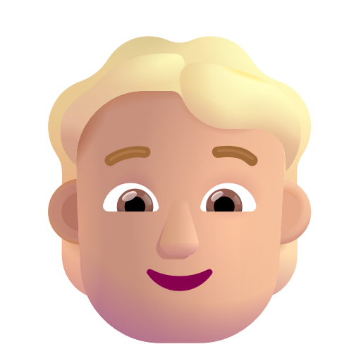 Adult: Medium-Light Skin Tone on Microsoft 3D