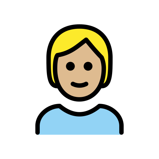 Adult: Medium-Light Skin Tone on OpenMoji