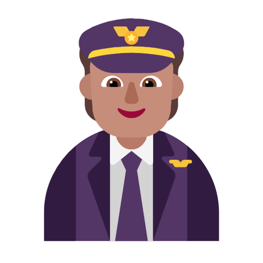 Pilot: Medium Skin Tone on Microsoft Fluent
