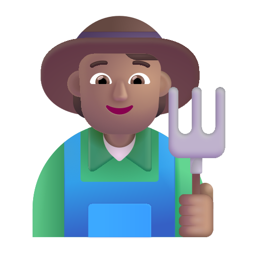 Farmer: Medium Skin Tone on Microsoft 3D