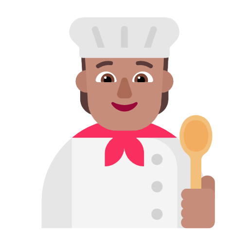 Cook: Medium Skin Tone on Microsoft Fluent