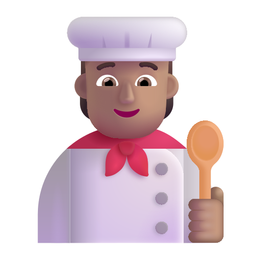 Cook: Medium Skin Tone on Microsoft 3D