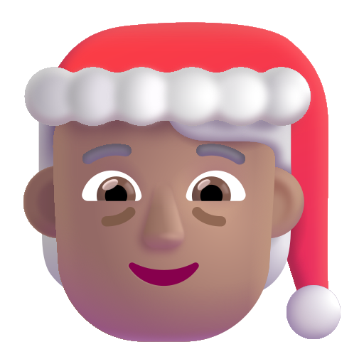 Mx Claus: Medium Skin Tone on Microsoft 3D