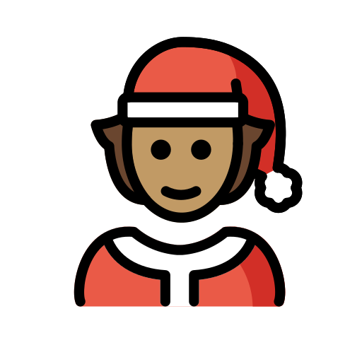 Mx Claus: Medium Skin Tone on OpenMoji