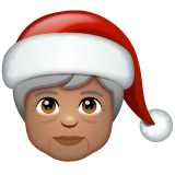Mx Claus: Medium Skin Tone on WhatsApp