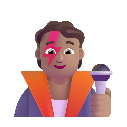 Singer: Medium Skin Tone on Microsoft 3D
