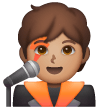 Singer: Medium Skin Tone on Samsung