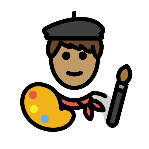 Artist: Medium Skin Tone on OpenMoji