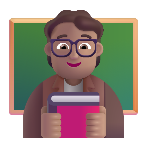 Teacher: Medium Skin Tone on Microsoft 3D
