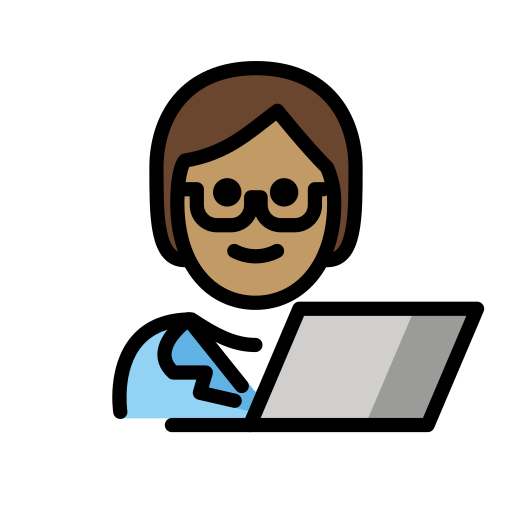 Technologist: Medium Skin Tone on OpenMoji