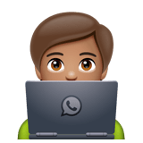 Technologist: Medium Skin Tone on WhatsApp