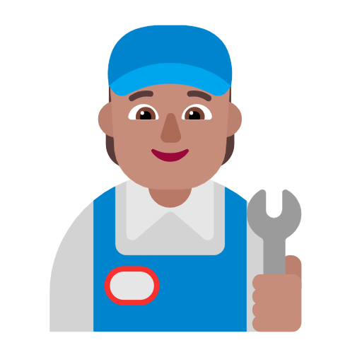 Mechanic: Medium Skin Tone on Microsoft Fluent