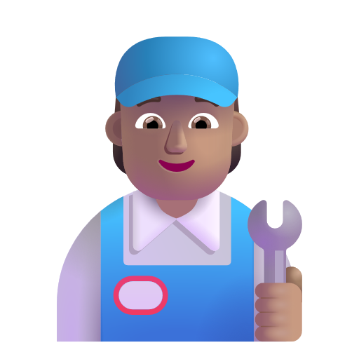 Mechanic: Medium Skin Tone on Microsoft 3D