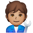 Mechanic: Medium Skin Tone on Samsung
