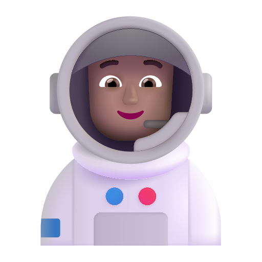 Astronaut: Medium Skin Tone on Microsoft 3D
