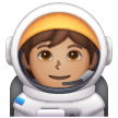 Astronaut: Medium Skin Tone on Samsung