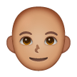 Person: Bald: Medium Skin Tone on Samsung