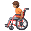 Person In Manual Wheelchair: Medium Skin Tone on Samsung