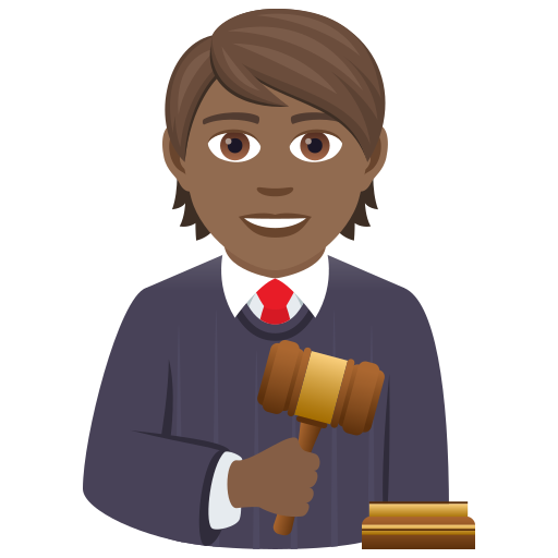 Judge: Medium-Dark Skin Tone on JoyPixels