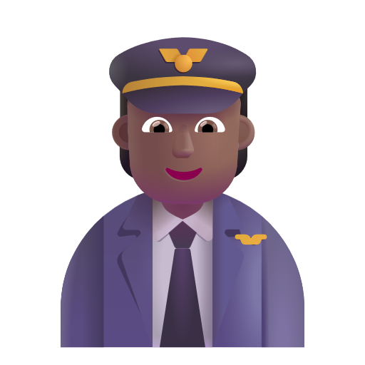 Pilot: Medium-Dark Skin Tone on Microsoft 3D