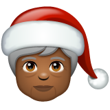 Mx Claus: Medium-Dark Skin Tone on WhatsApp