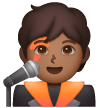 Singer: Medium-Dark Skin Tone on Samsung
