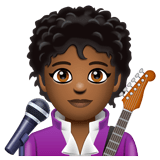 Singer: Medium-Dark Skin Tone on WhatsApp