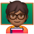 Teacher: Medium-Dark Skin Tone on Samsung