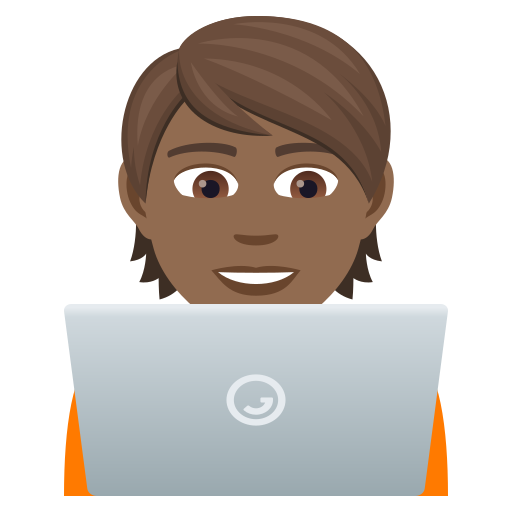 Technologist: Medium-Dark Skin Tone on JoyPixels