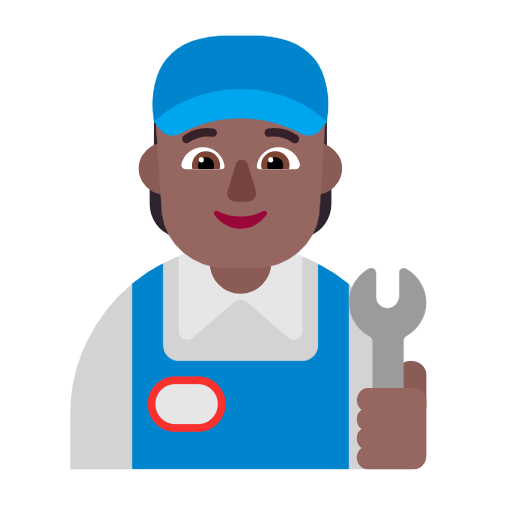 Mechanic: Medium-Dark Skin Tone on Microsoft Fluent