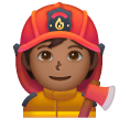 Firefighter: Medium-Dark Skin Tone on Samsung