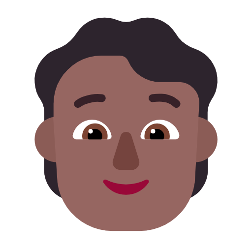 Adult: Medium-Dark Skin Tone on Microsoft Fluent