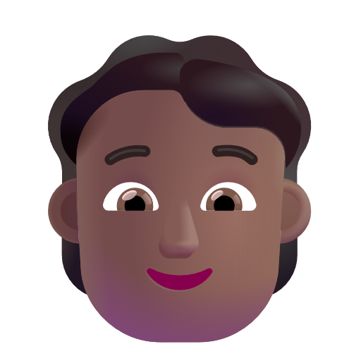 Adult: Medium-Dark Skin Tone on Microsoft 3D