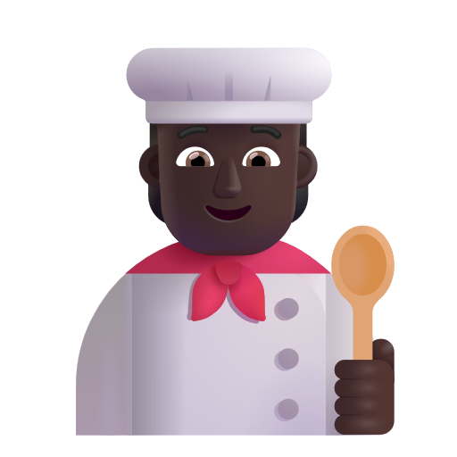 Cook: Dark Skin Tone on Microsoft 3D