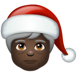 Mx Claus: Dark Skin Tone on WhatsApp