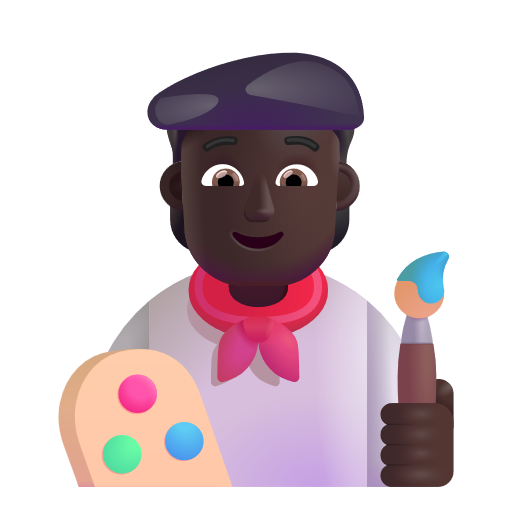 Artist: Dark Skin Tone on Microsoft 3D