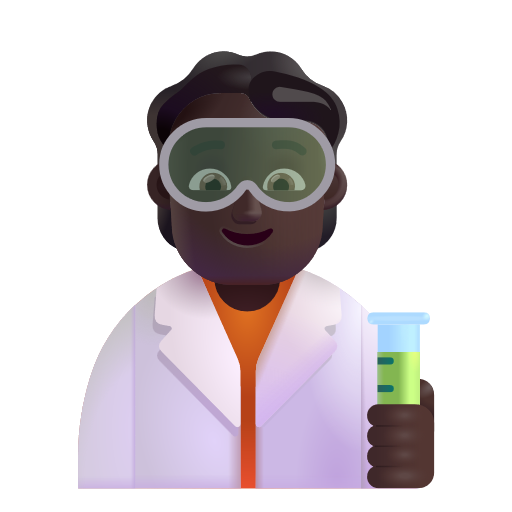 Scientist: Dark Skin Tone on Microsoft 3D