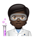 Scientist: Dark Skin Tone on WhatsApp