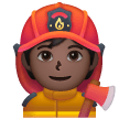 Firefighter: Dark Skin Tone on Samsung