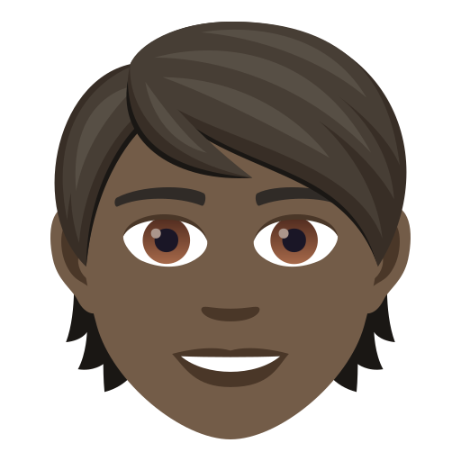 Adult: Dark Skin Tone on JoyPixels