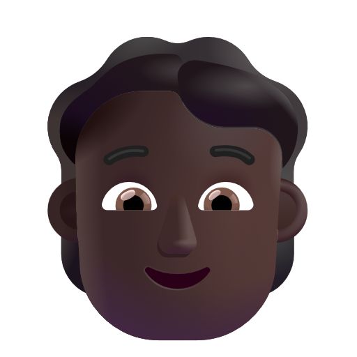 Adult: Dark Skin Tone on Microsoft 3D