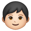 Child: Light Skin Tone on Samsung