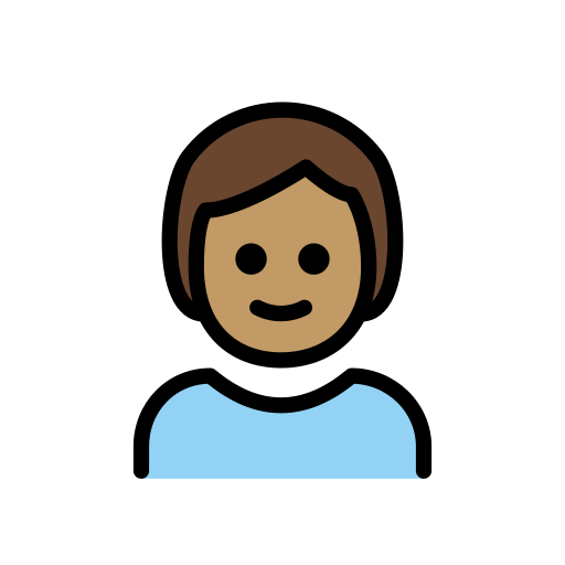Child: Medium Skin Tone on OpenMoji