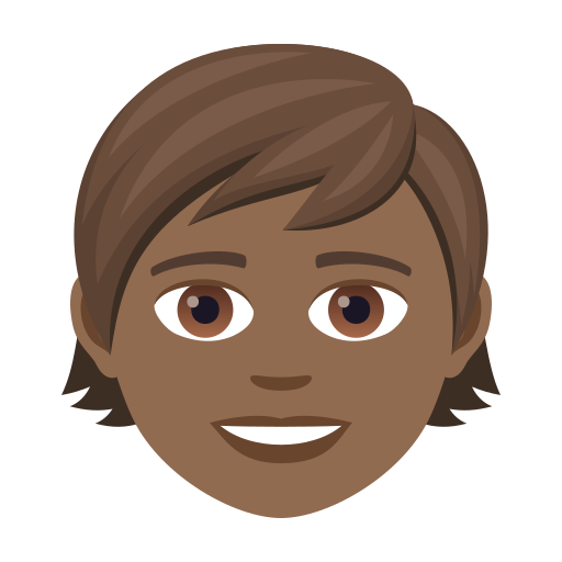Child: Medium-Dark Skin Tone on JoyPixels
