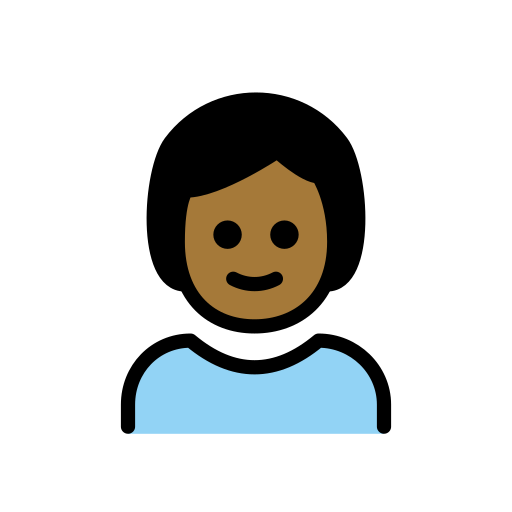 Child: Medium-Dark Skin Tone on OpenMoji