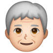 Older Adult: Light Skin Tone on Samsung