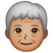 Older Adult: Medium Skin Tone on Samsung