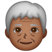 Older Adult: Medium-Dark Skin Tone on Samsung