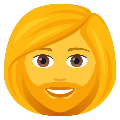 Woman: Beard on JoyPixels